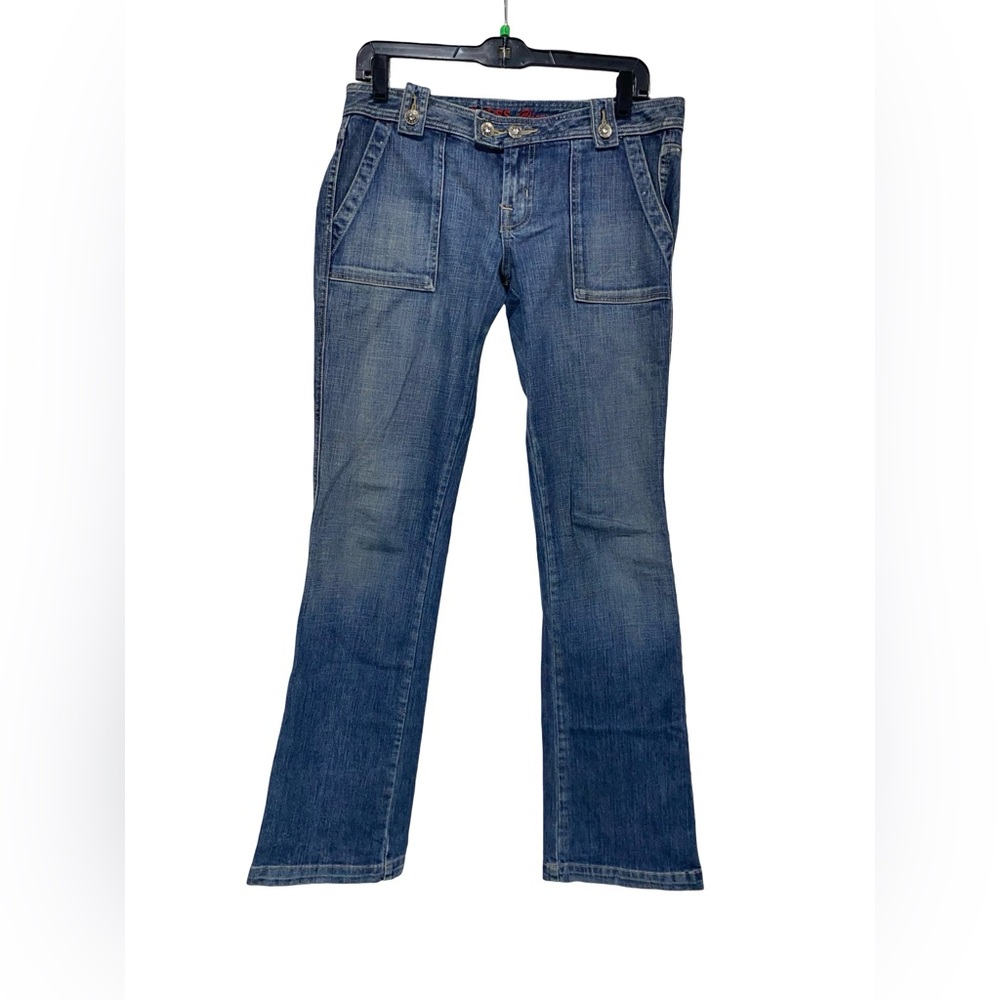 Guess Premium Bootcut Jeans - low-Rise with Front Patch Pockets size 28
